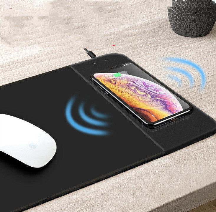 Trådlös laddningsmusmatta med kattmotiv