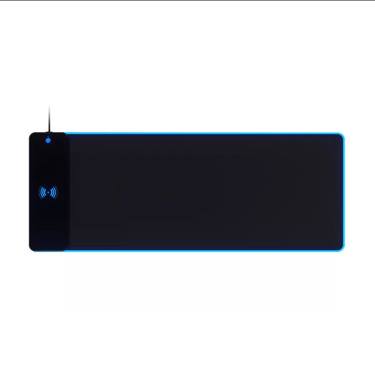 Trådlös laddningsmusmatta 10 W – Färgglad, snabb laddning, extra stor