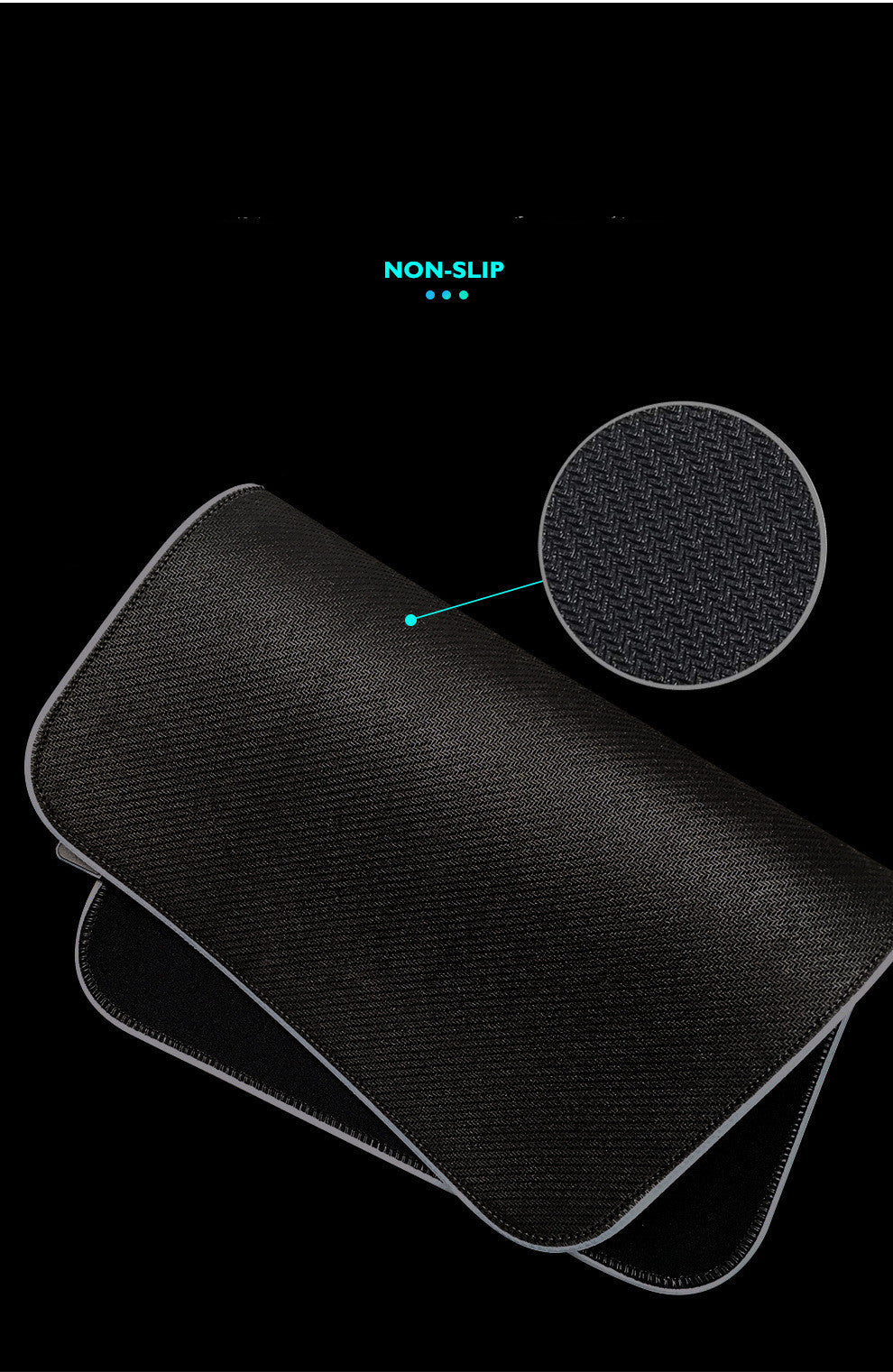 RGB-gamingmusmatta med drakmotiv