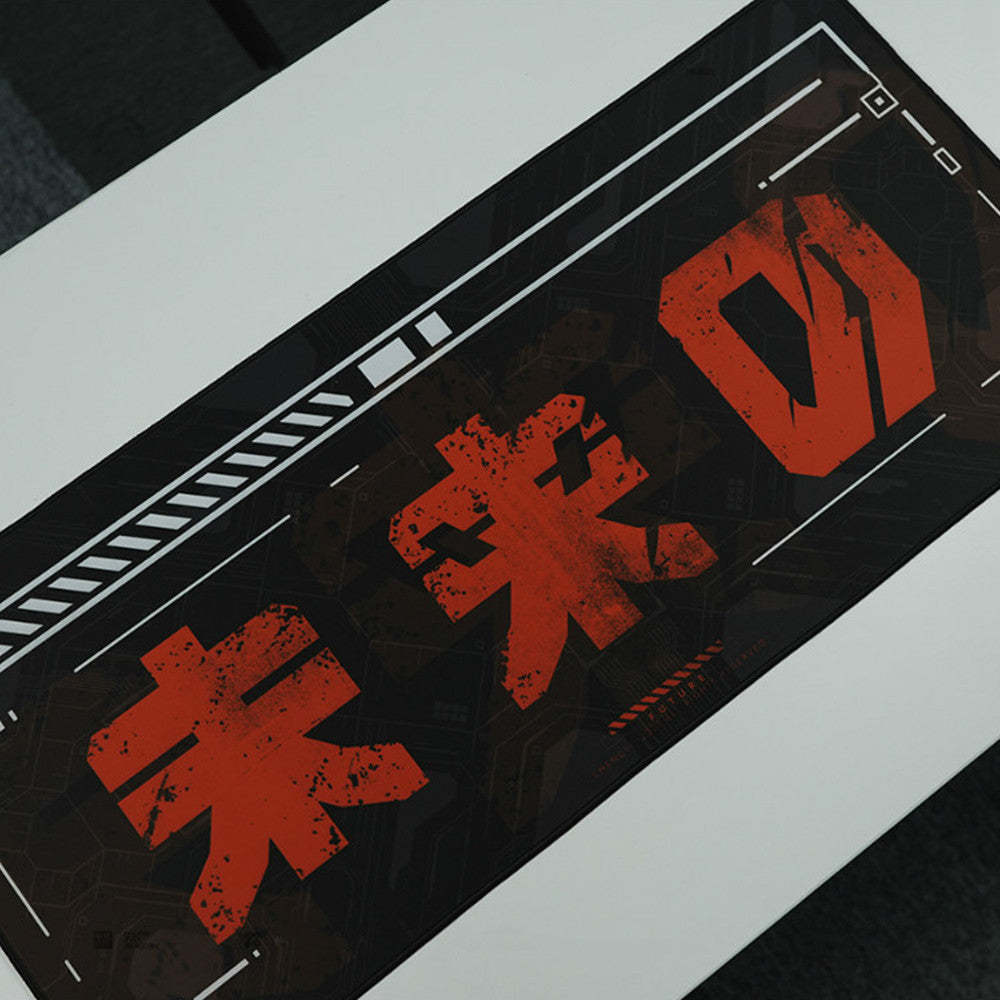 Vattentät gamingmusmatta med framtidsmotiv