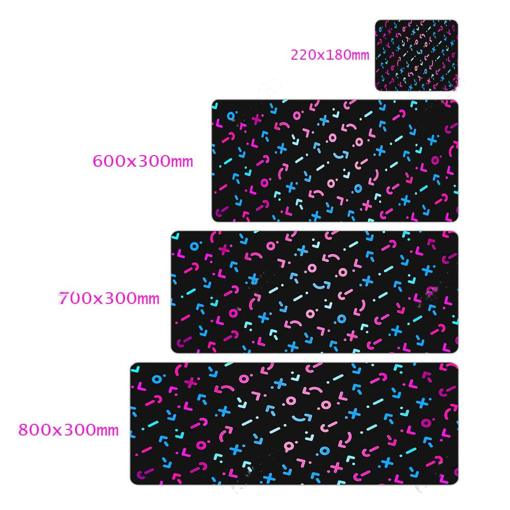 Gaming musmatta med karaktärsmotiv