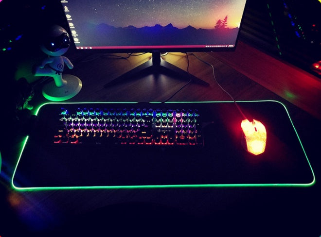 RGB ‑musmatta med lysande LED belysning