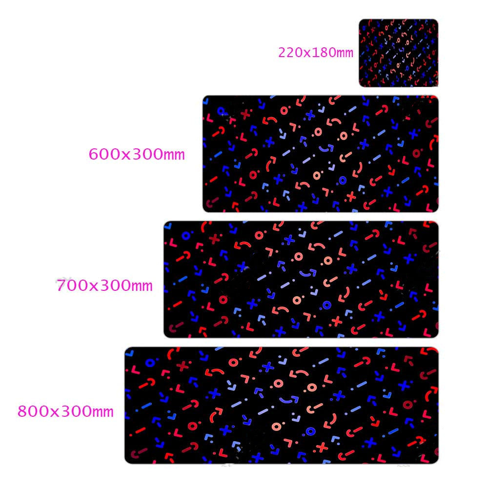 Gaming musmatta med karaktärsmotiv