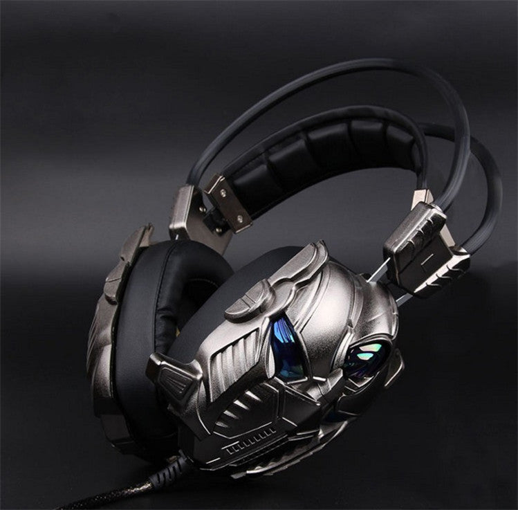 Professionellt gaming-headset med ljuseffekter