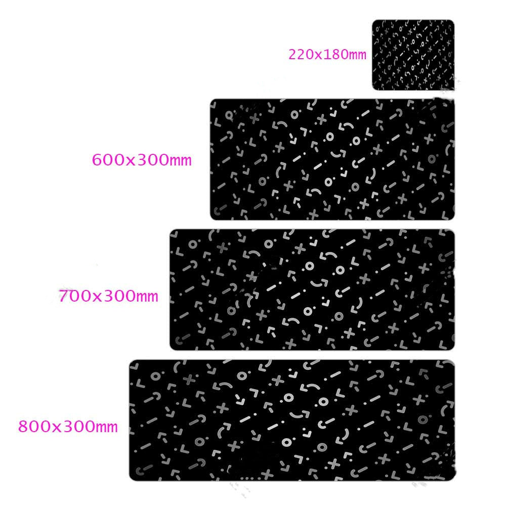 Gaming musmatta med karaktärsmotiv