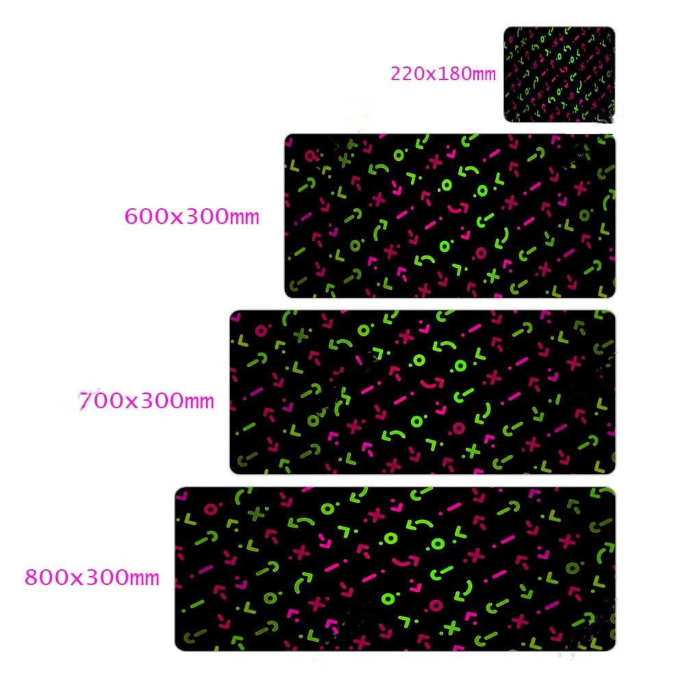 Gaming musmatta med karaktärsmotiv